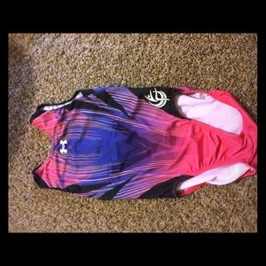 Multicolored gymnastics leo